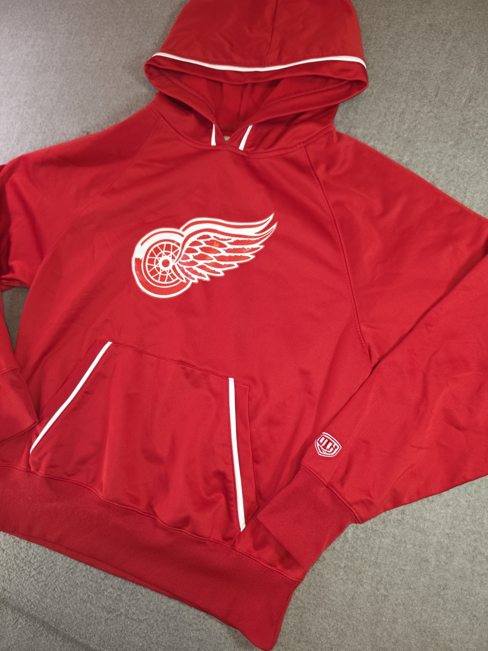 Old Time Hockey Youth Red Wings Hooded Pullover | Futures Collection |No Size